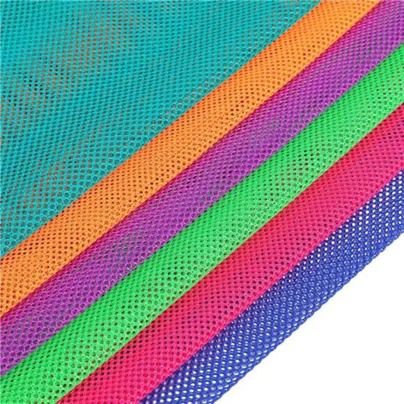 6 Pieces Mesh Stuff Sack, 11 x 15 Inch Durable Nylon Drawstring Laundry Bag - Picture 4 of 7